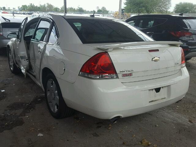 2G1WD58C589283337 - 2008 CHEVROLET IMPALA WHITE photo 3