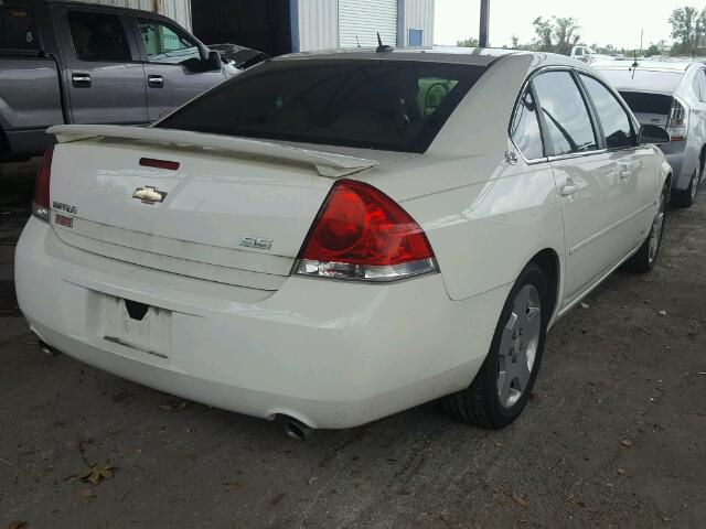 2G1WD58C589283337 - 2008 CHEVROLET IMPALA WHITE photo 4