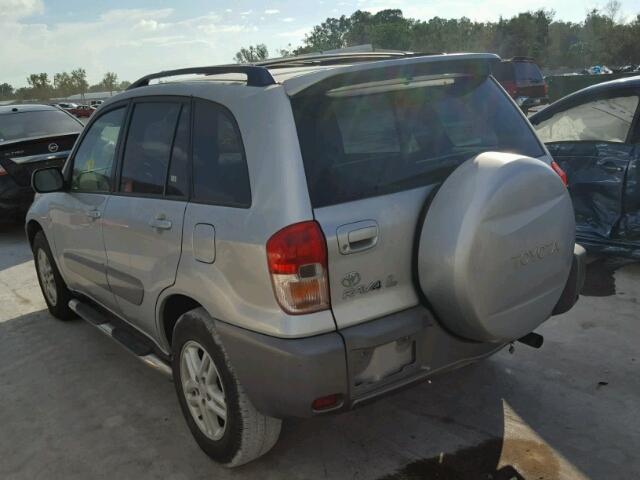 JTEGH20VX10019344 - 2001 TOYOTA RAV4 SILVER photo 3