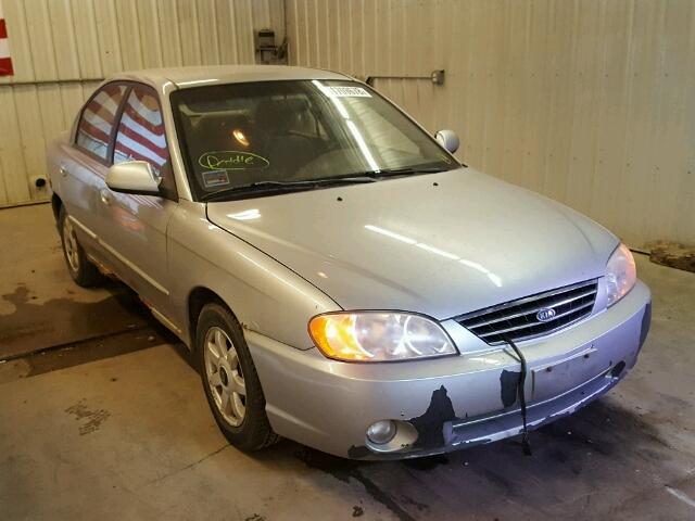 KNAFB121145316142 - 2004 KIA SPECTRA BA SILVER photo 1