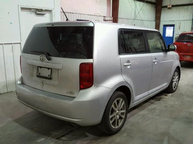 JTLKE50E191073585 - 2009 TOYOTA SCION XB 银色 照片 4