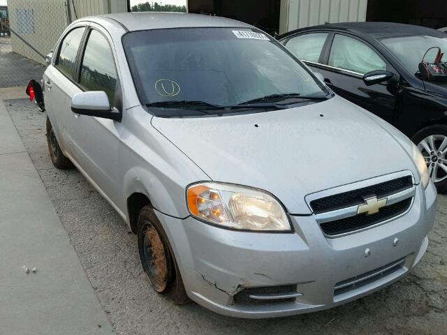 KL1TD5DE5BB130634 - 2011 CHEVROLET AVEO LS SILVER photo 1