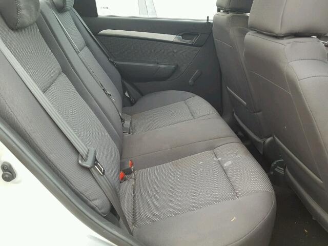 KL1TD5DE5BB130634 - 2011 CHEVROLET AVEO LS SILVER photo 6