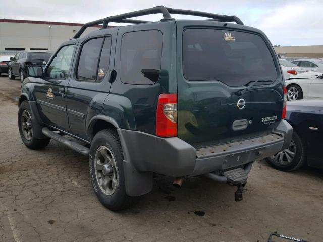 5N1MD28Y42C579521 - 2002 NISSAN XTERRA SE GREEN photo 3