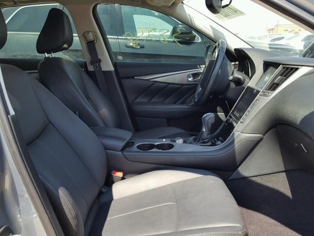 JN1BV7AP1FM345721 - 2015 INFINITI Q50 BASE Azul foto 5