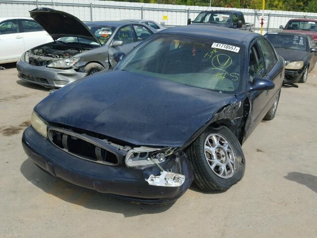 2G4WS52J0Y1134784 - 2000 BUICK CENTURY BLUE photo 2