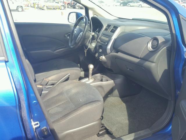 3N1CE2CP3EL412722 - 2014 NISSAN VERSA NOTE BLUE photo 5