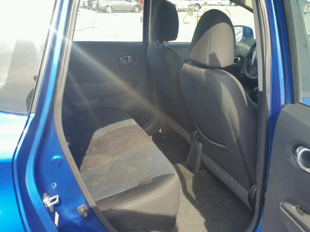 3N1CE2CP3EL412722 - 2014 NISSAN VERSA NOTE BLUE photo 6