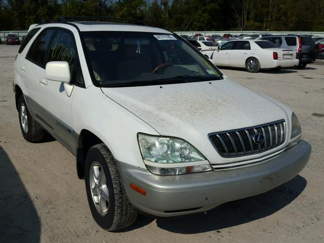 JTJHF10U220242377 - 2002 LEXUS RX 300 WHITE photo 1