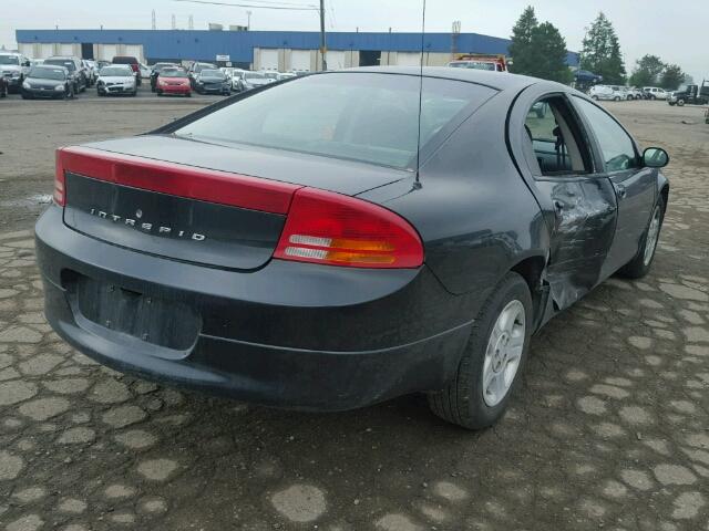 2B3HD46R42H138788 - 2002 DODGE INTREPID S BLACK photo 4