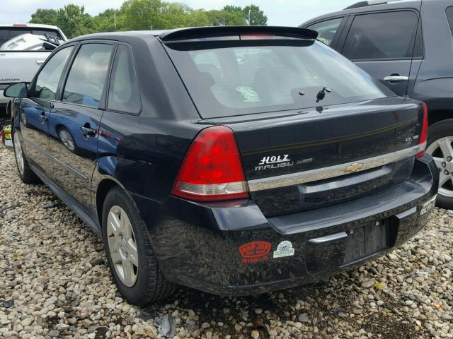 1G1ZT61876F264224 - 2006 CHEVROLET MALIBU MAX 黑色 照片 3