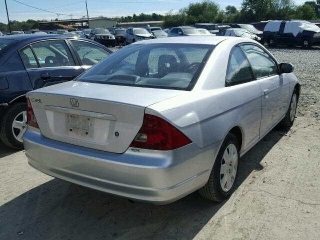 1HGEM22931L105425 - 2001 HONDA CIVIC SI SILVER photo 4