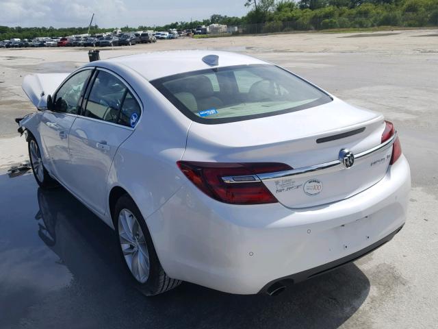 2G4GR5GX2H9113840 - 2017 BUICK REGAL PREM WHITE photo 3