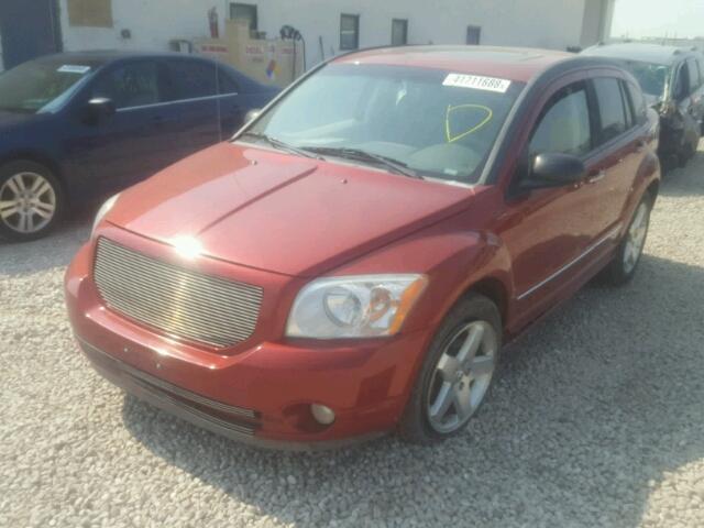 1B3HE78K27D302848 - 2007 DODGE CALIBER R/ RED photo 2