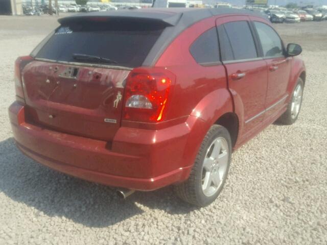 1B3HE78K27D302848 - 2007 DODGE CALIBER R/ RED photo 4