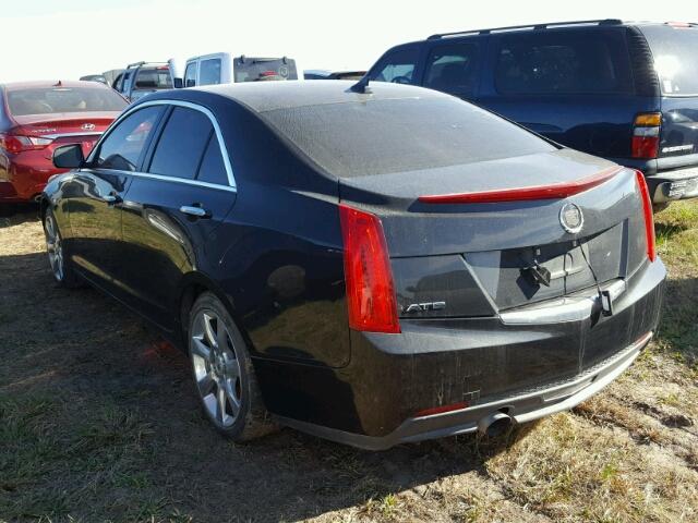 1G6AA5RAXE0102796 - 2014 CADILLAC ATS BLACK photo 3