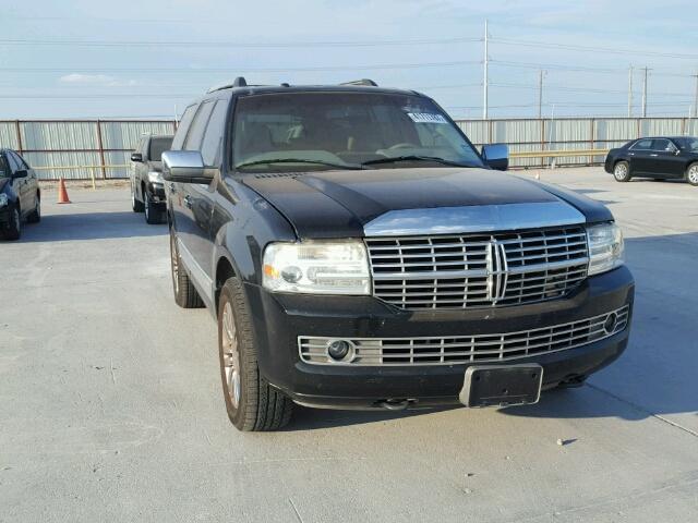 5LMFU27518LJ02986 - 2008 LINCOLN NAVIGATOR BLACK photo 1