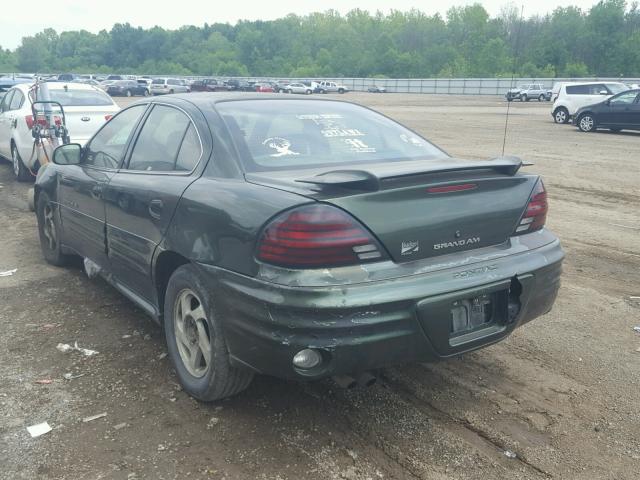 1G2NF52E7YC530250 - 2000 PONTIAC GRAND AM S მწვანე ფოტო 3