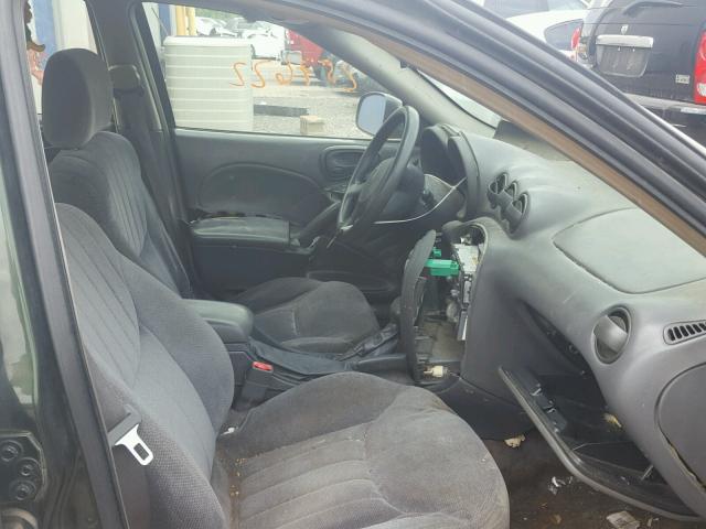 1G2NF52E7YC530250 - 2000 PONTIAC GRAND AM S მწვანე ფოტო 5