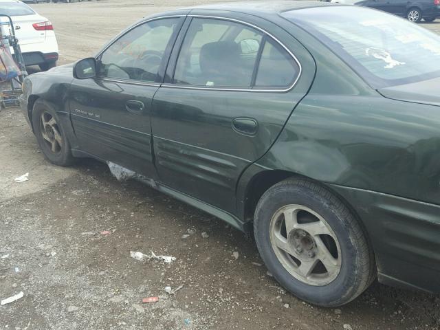 1G2NF52E7YC530250 - 2000 PONTIAC GRAND AM S მწვანე ფოტო 9