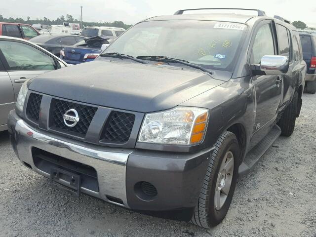 5N1AA08A76N731319 - 2006 NISSAN ARMADA SE GRAY photo 2