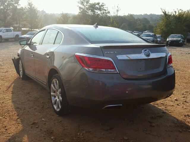 1G4GJ5E33CF183130 - 2012 BUICK LACROSSE T GRAY photo 3