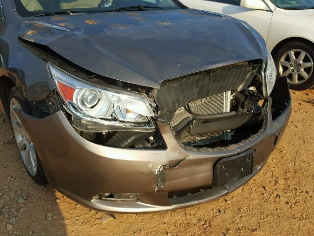 1G4GJ5E33CF183130 - 2012 BUICK LACROSSE T GRAY photo 9