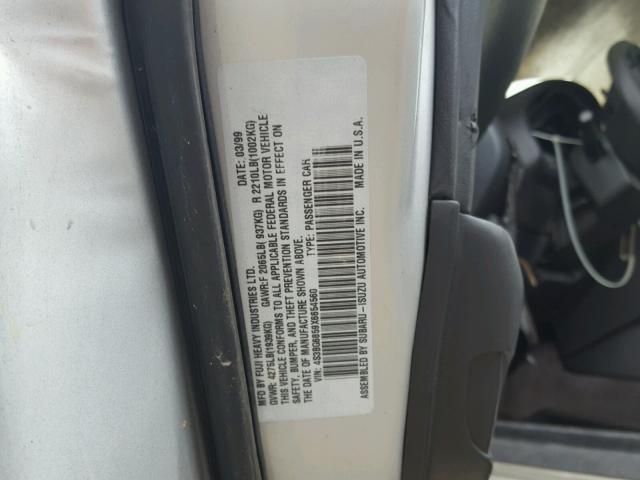 4S3BG6859X6654560 - 1999 SUBARU LEGACY OUT GRAY photo 14