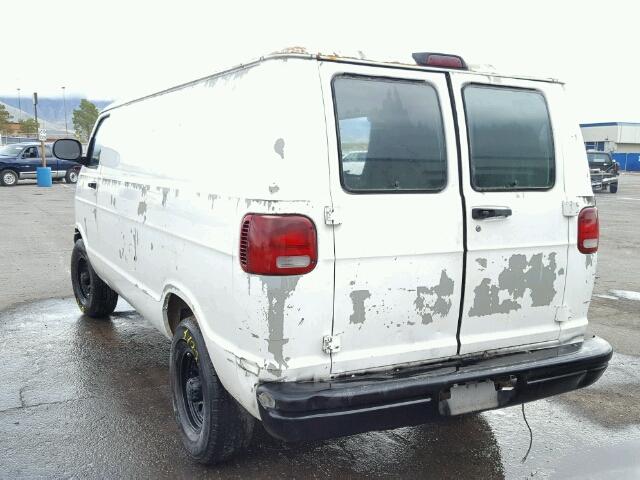 2D7JB21Z73K512208 - 2003 DODGE RAM VAN WHITE photo 3