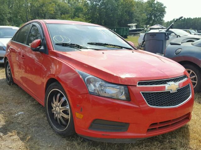 1G1PC5SB1E7163815 - 2014 CHEVROLET CRUZE RED photo 1