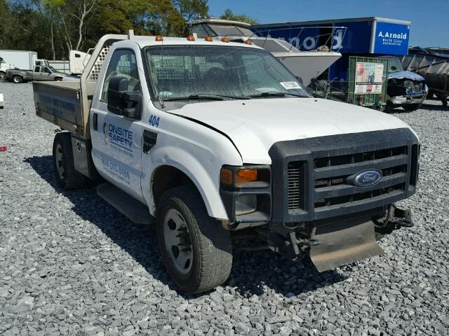 1FDSF34538ED36007 - 2008 FORD F350 SRW S WHITE photo 1