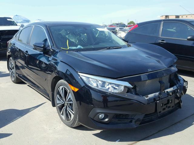 19XFC1F73HE014943 - 2017 HONDA CIVIC EXL შავი ფოტო 1