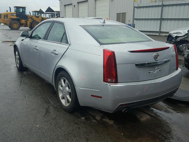 1G6DF577690170119 - 2009 CADILLAC CTS SILVER photo 3