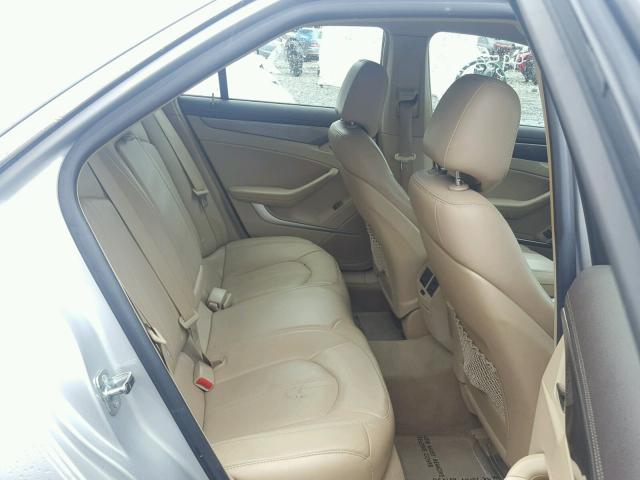 1G6DF577690170119 - 2009 CADILLAC CTS SILVER photo 6