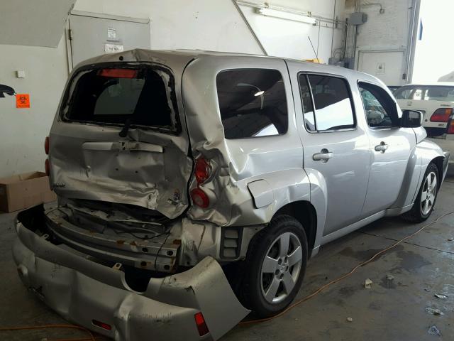 3GNBAADB1AS622289 - 2010 CHEVROLET HHR LS ვერცხლისფერი ფოტო 4