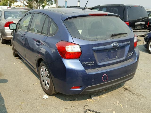 JF1GPAA67D2877829 - 2013 SUBARU IMPREZA BA BLUE photo 3