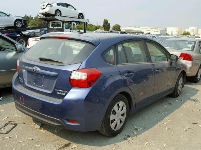 JF1GPAA67D2877829 - 2013 SUBARU IMPREZA BA BLUE photo 4