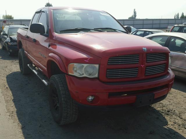 3D7KU28D03G705628 - 2003 DODGE RAM 2500 S RED photo 1