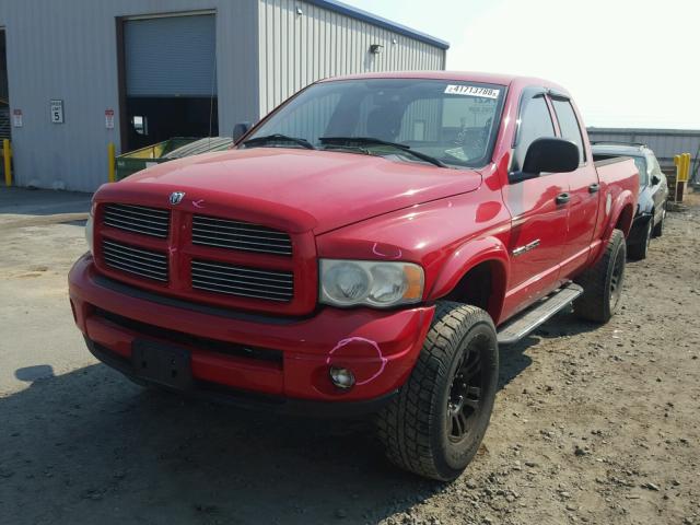 3D7KU28D03G705628 - 2003 DODGE RAM 2500 S RED photo 2