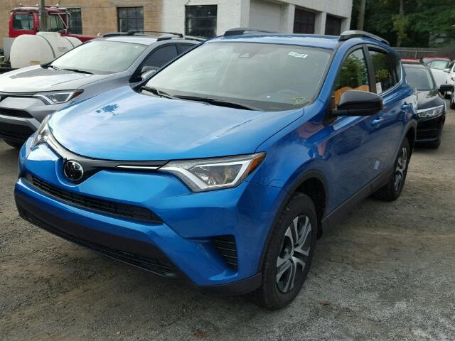 JTMZFREV5HJ134524 - 2017 TOYOTA RAV4 BLUE photo 2