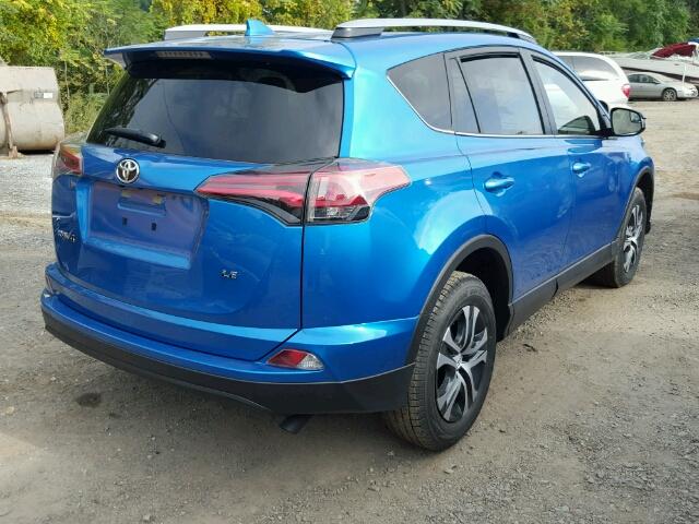 JTMZFREV5HJ134524 - 2017 TOYOTA RAV4 BLUE photo 4