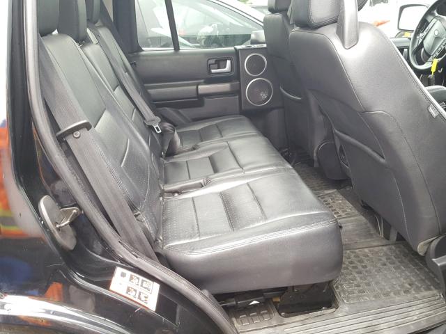 SALAG254X7A440456 - 2007 LAND ROVER LR3 HSE BLACK photo 6