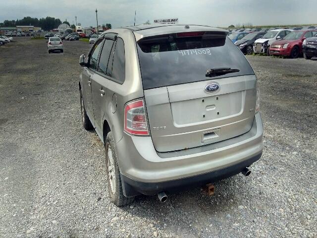 2FMDK38CX8BB43118 - 2008 FORD EDGE SEL SILVER photo 3