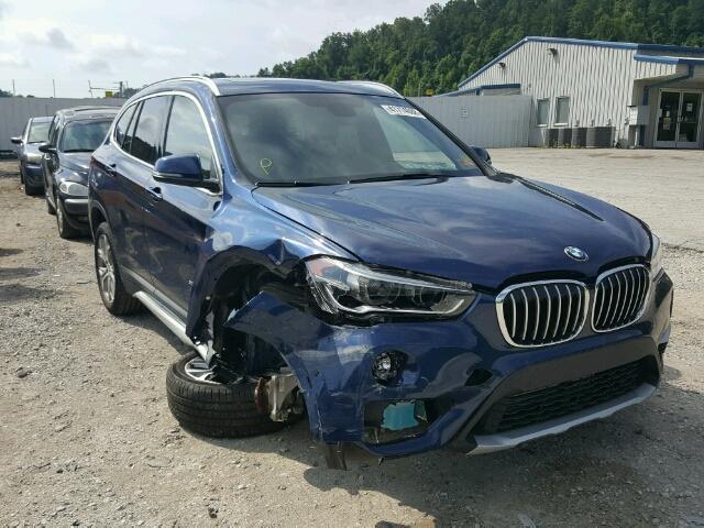 WBXHT3C34H5F81783 - 2017 BMW X1 XDRIVE2 BLUE photo 1