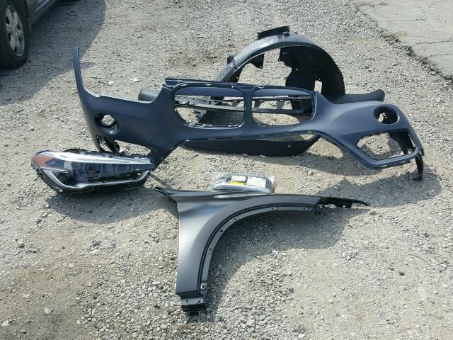 WBXHT3C34H5F81783 - 2017 BMW X1 XDRIVE2 Bleu photo 10