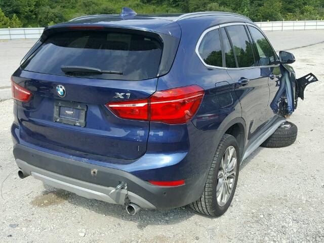WBXHT3C34H5F81783 - 2017 BMW X1 XDRIVE2 Bleu photo 4