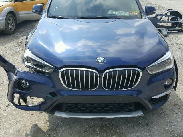 WBXHT3C34H5F81783 - 2017 BMW X1 XDRIVE2 Bleu photo 7