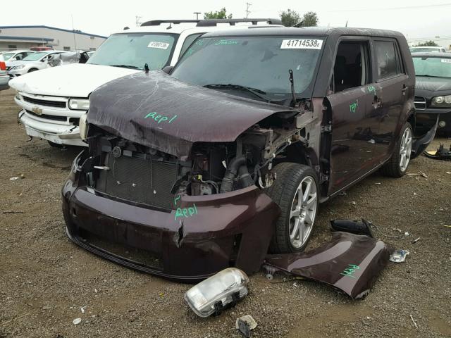 JTLZE4FE1A1102619 - 2010 TOYOTA SCION XB Марун фото 2