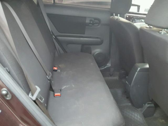 JTLZE4FE1A1102619 - 2010 TOYOTA SCION XB Марун фото 6