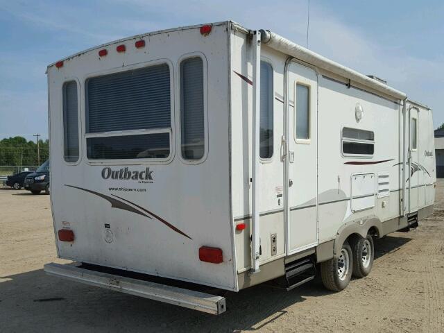 4YDT26R227S450498 - 2007 KEYSTONE OUTBACK WHITE photo 4